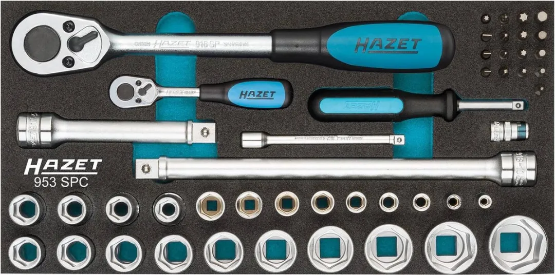 Hazet 953SPC Dopsleutelset 47-delig - Roterend