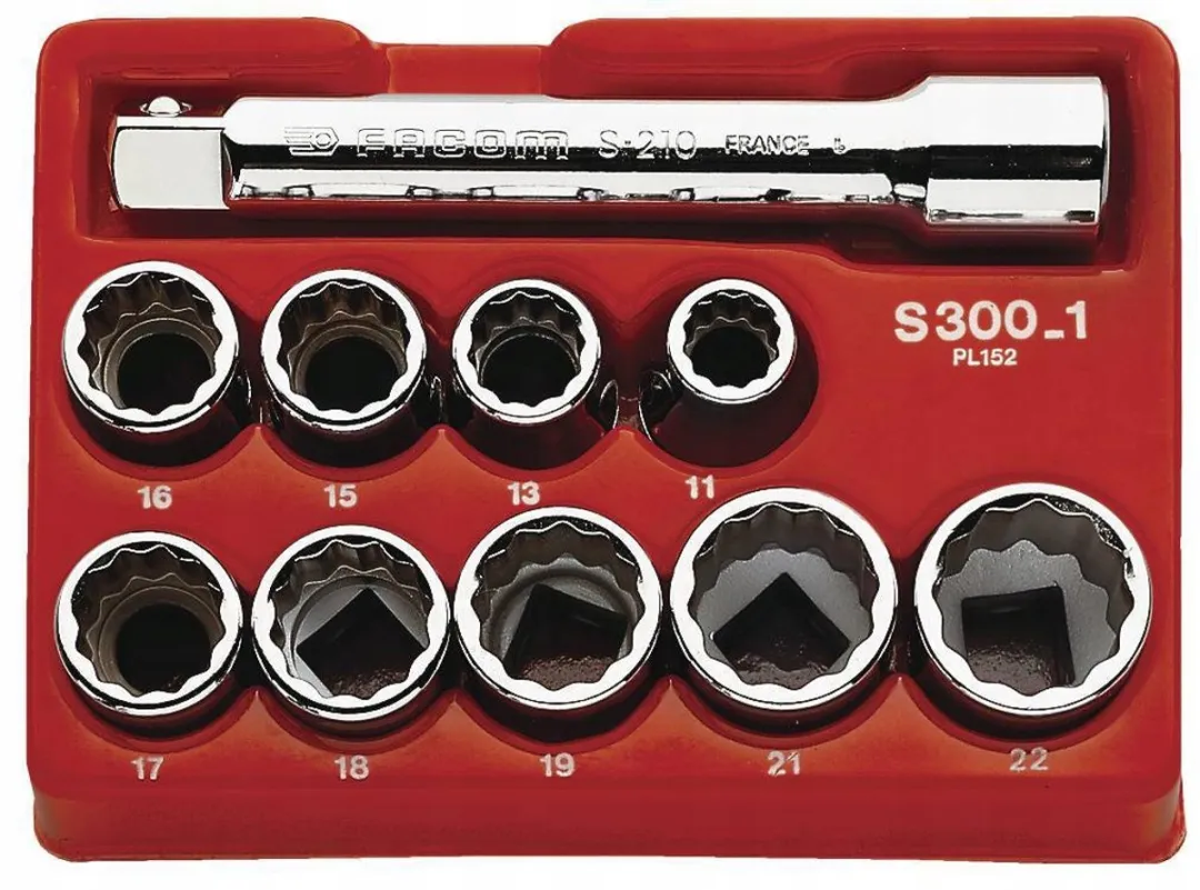 FACOM J.300-1 Dopsleutelset 3/8" 10-19mm