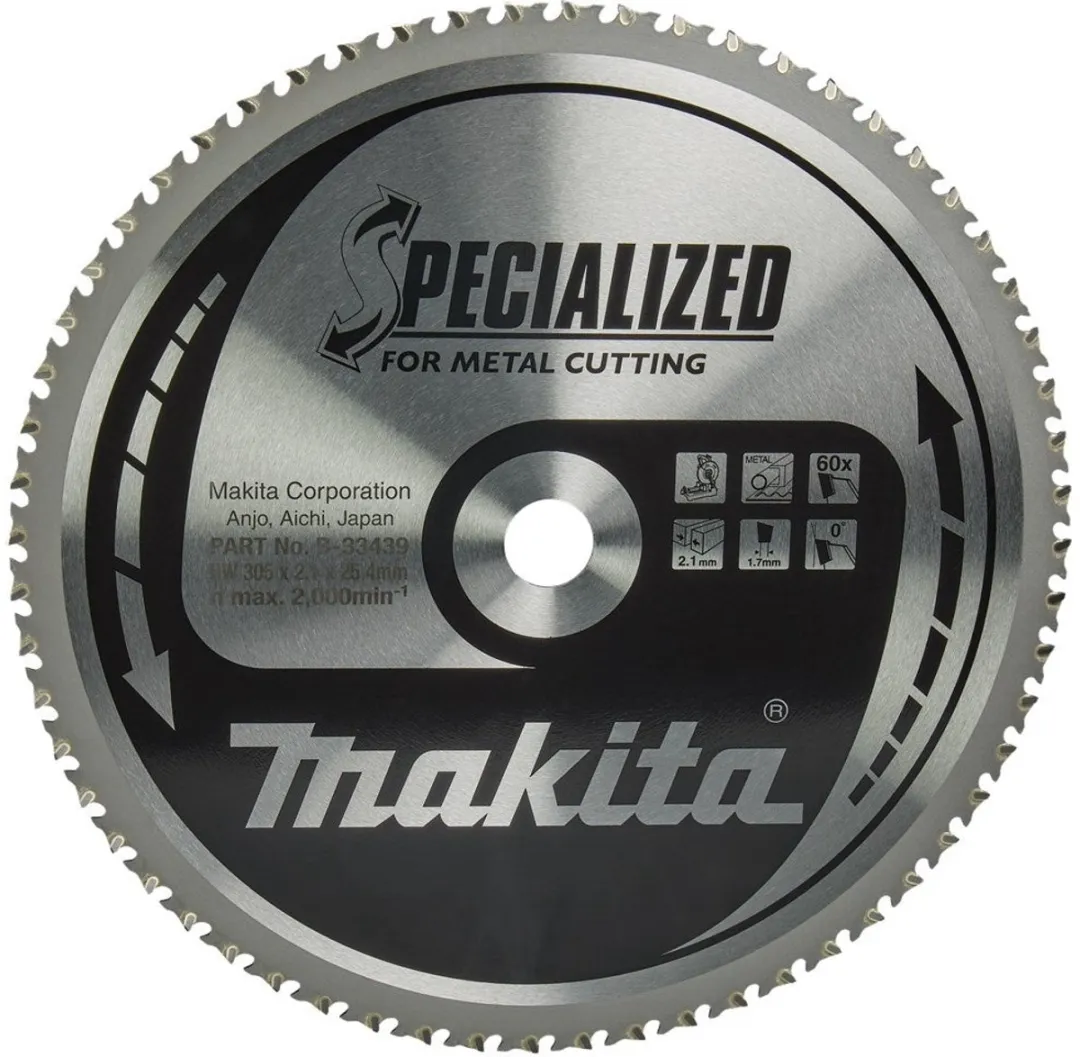 Makita Cirkelzaagblad B-33439 Metaal 305mm 60T