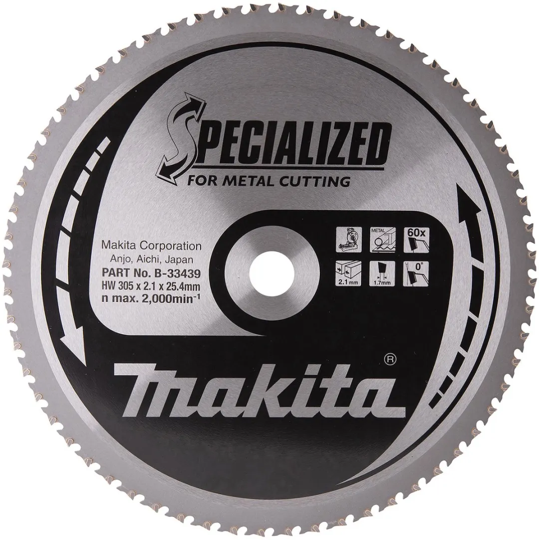 Makita Cirkelzaagblad B-33439 Metaal 305mm 60T