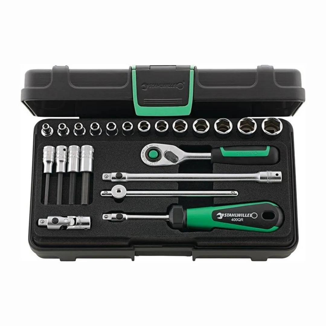 Stahlwille 96011181 Dopsleutelset 1/4" 22-delig