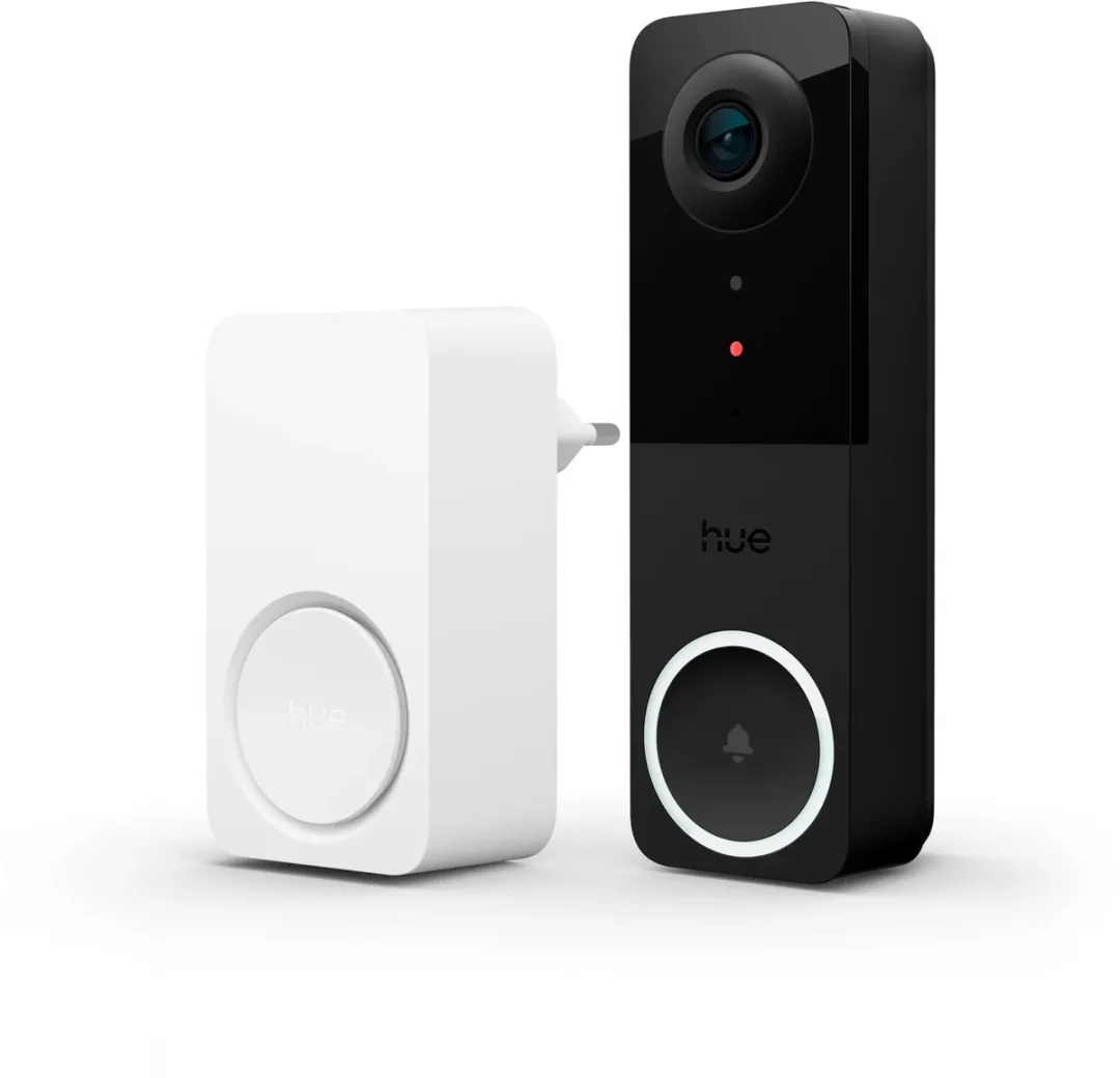 Philips Hue Bedrade Videodeurbel Bundel - 8720169361584 - Zwart/Wit
