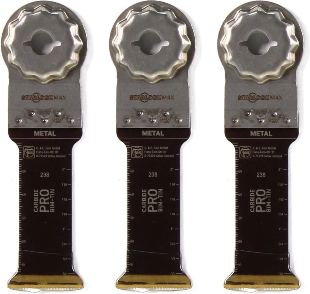 Fein E-CUT Carbide Pro Invalzaagblad 32mm - 3 Stuks