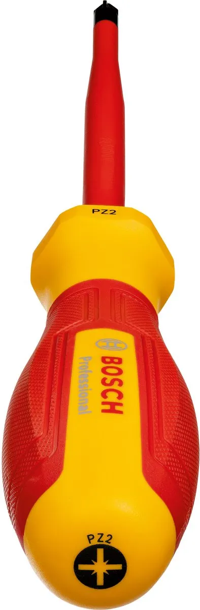 Bosch Professional VDE Schroevendraaier PZ 2 - Geel/Rood
