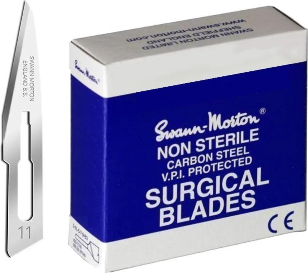 Swann Morton Scalpelmesjes - Niet Steriel - Mesnummer 11 - REF 1103
