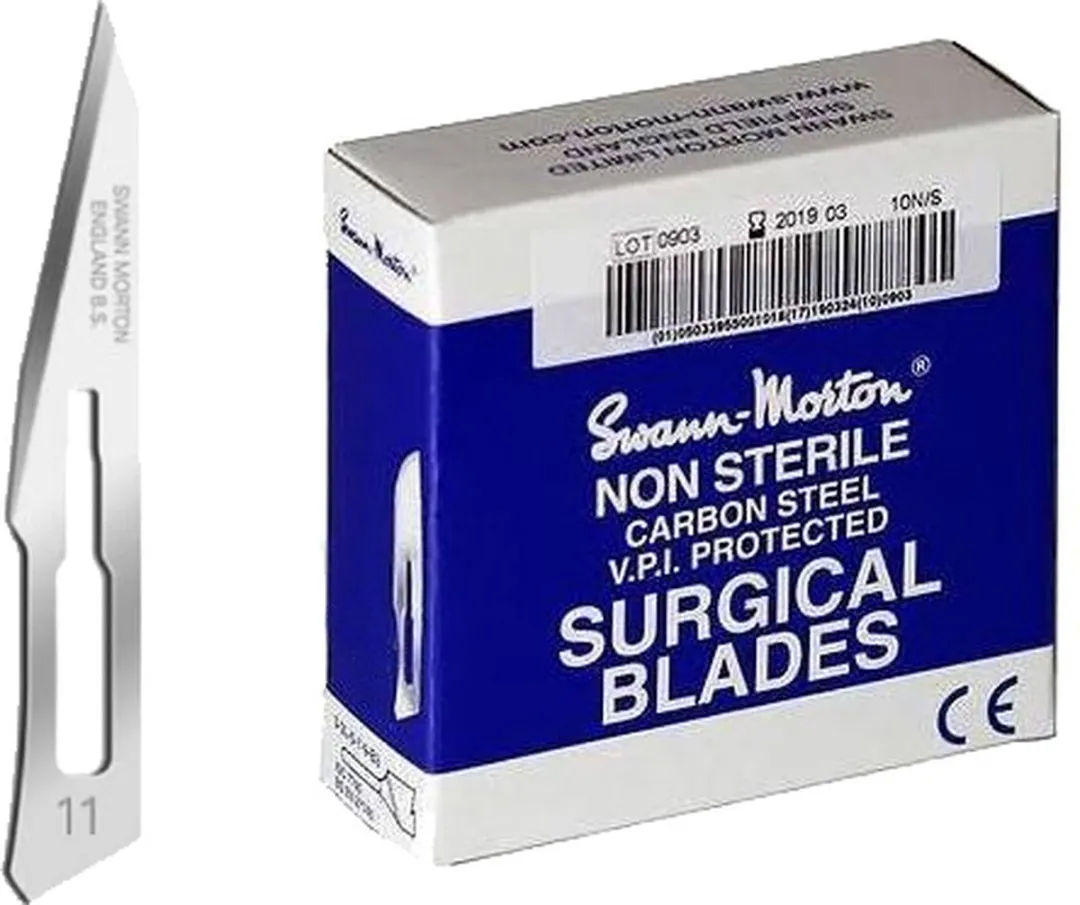 Swann Morton Scalpelmesjes - Niet Steriel - Mesnummer 11 - REF 1103