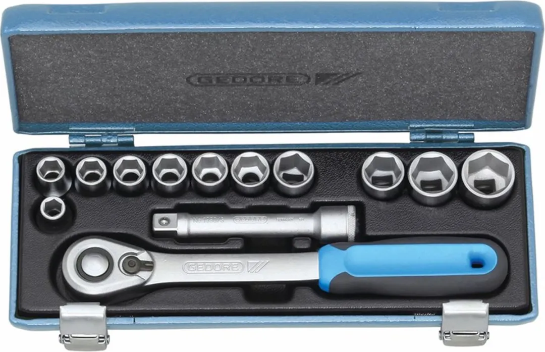 Gedore 2545829 Dopsleutelinzet 1/2" - 13-delig - Metrisch