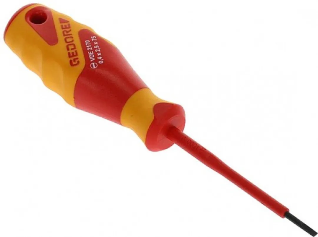 Gedore 1612220 VDE Schroevendraaier 2,5mm - Geïsoleerd 1000V - afbeelding 6 van 6