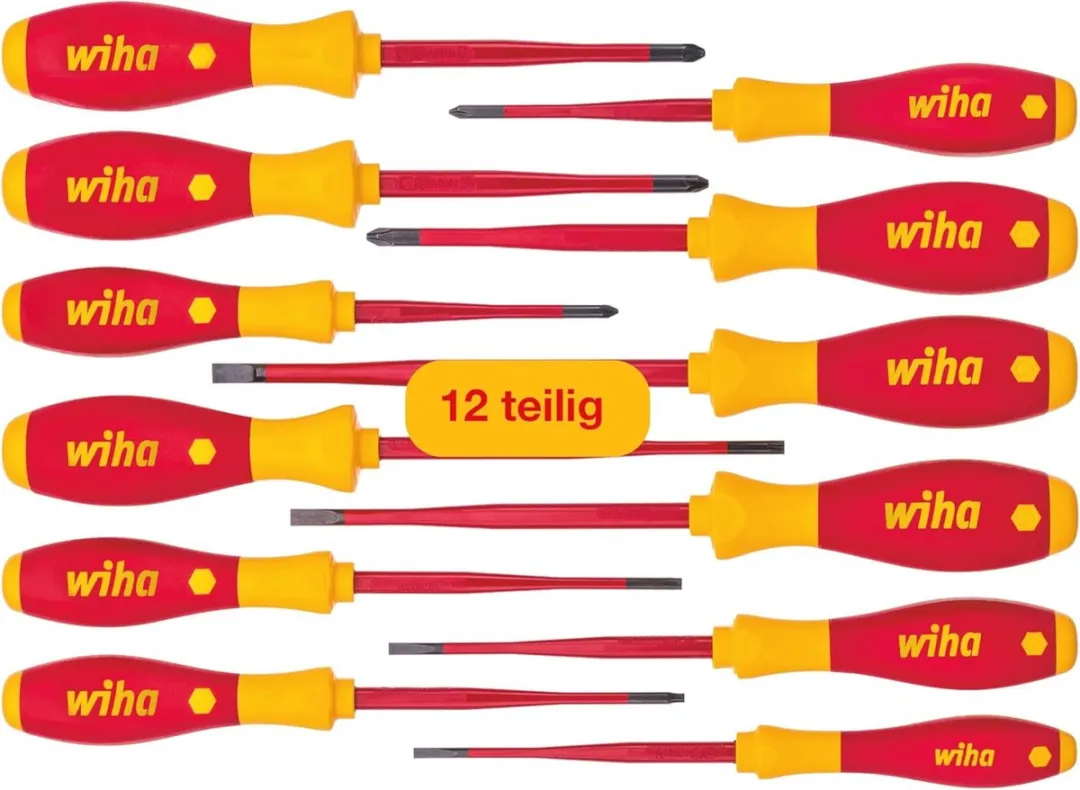 Wiha Ergonomische Elektrische Schroevendraaierset 12-delig