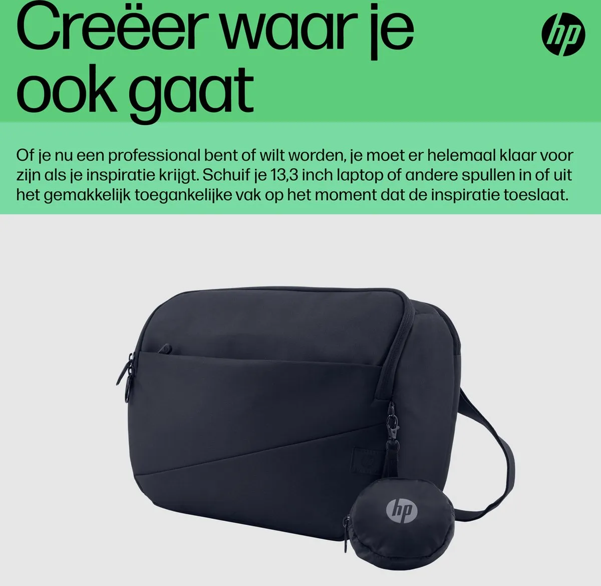 HP Creator 13.3 Laptoptas 6M5S4AA - Zwart