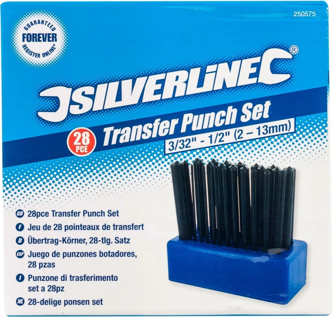 Silverline 282383 Ponsenset - 28-delig 2.4-13.4mm