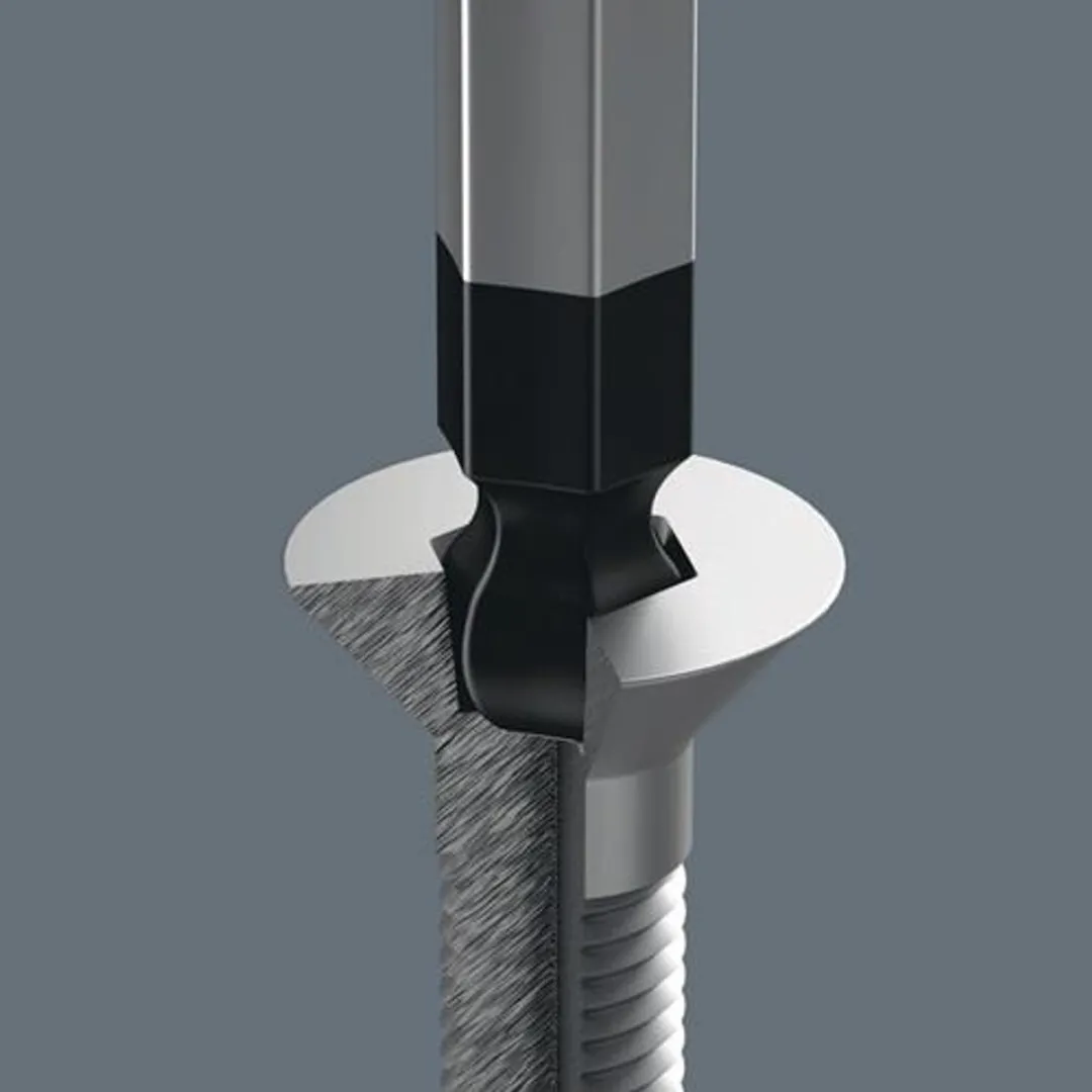 Wera Inbus Schroevendraaier Kogelkop 12x150mm - Zilver/Zwart