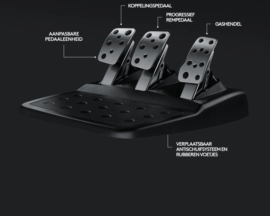 Logitech G920 Racestuur - Xbox Series/Xbox One/PC - 3 Pedalen