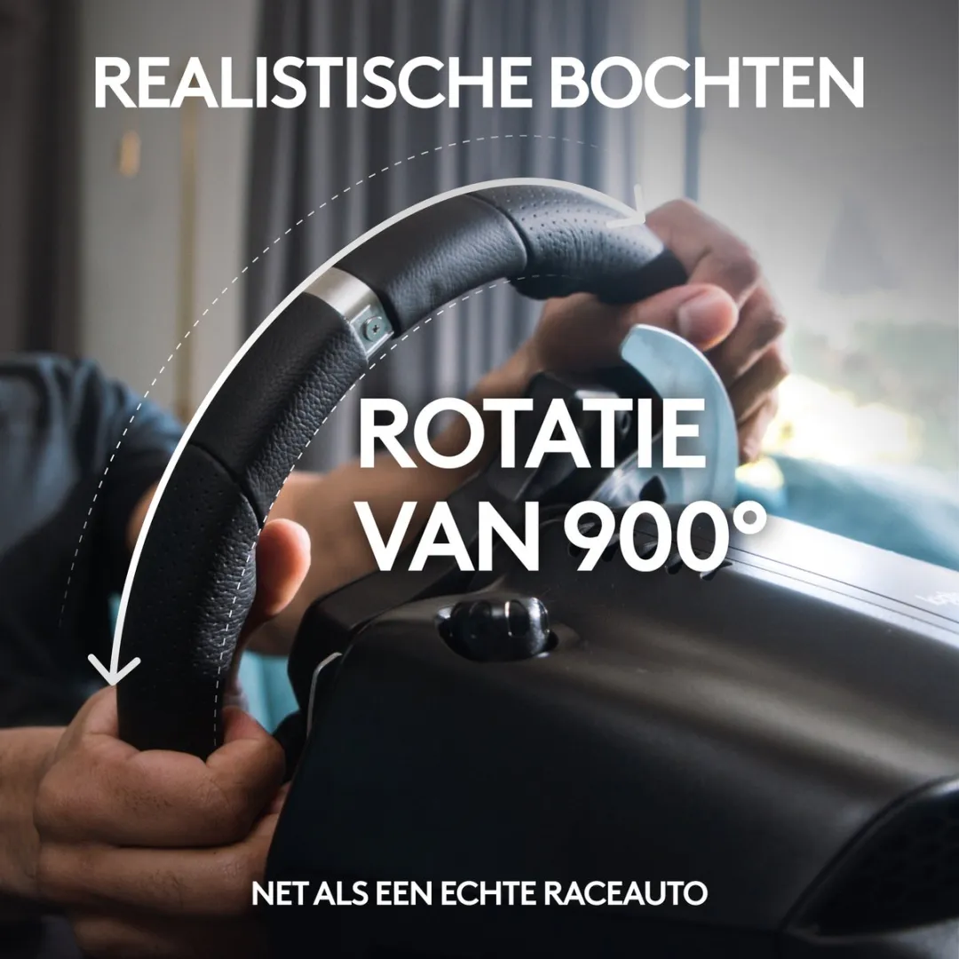 Logitech G920 Racestuur - Xbox Series/Xbox One/PC - 3 Pedalen