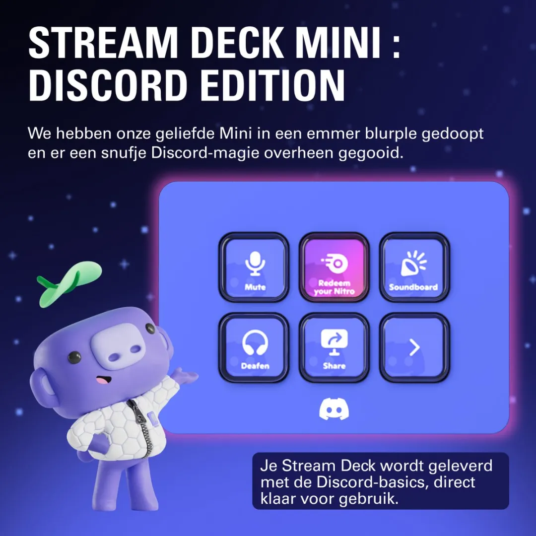 Elgato Stream Deck Mini 6 Knoppen - Discord Edition - 10GAI9931