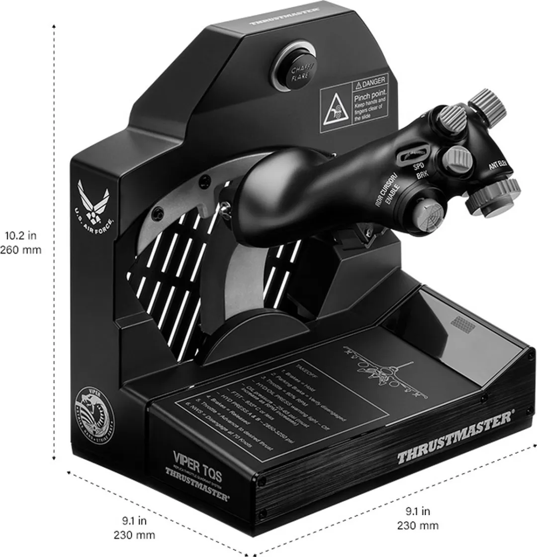 Thrustmaster Viper TQS Throttle - Flight Simulator Controller 4060252 - Zwart