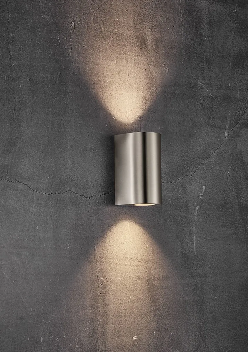 Nordlux Canto Maxi 2 Wandlamp Buiten - GU10 - Roestvrijstaal