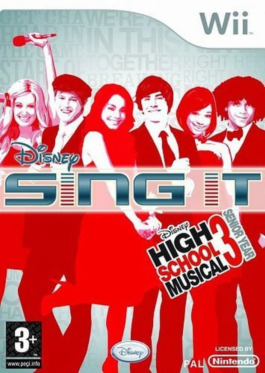 Disney Sing It High School Musical 3 Senior Year Wii