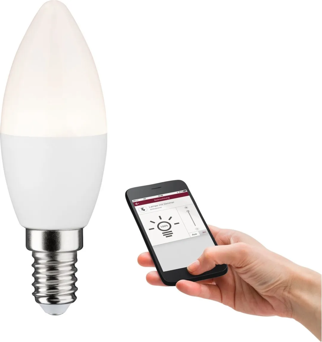 Paulmann Smart Home Zigbee 3.0 LED Kaars E14 5W 400lm - Mat