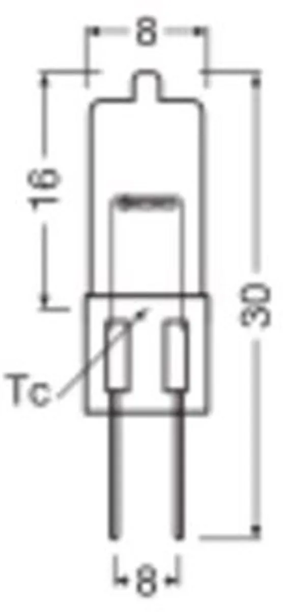 Osram Halostar Oven G4 10W 130lm - Zeer Warm Wit