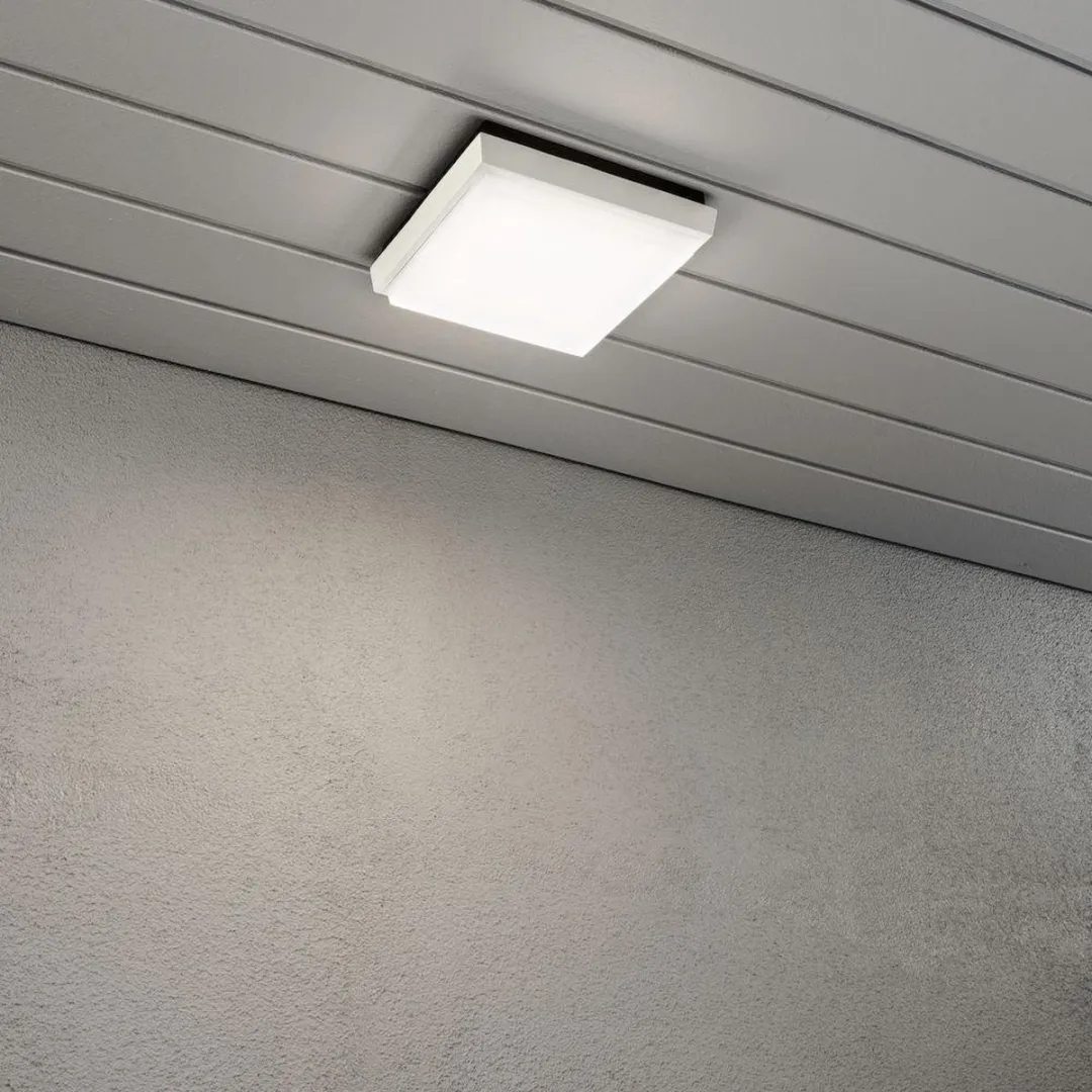 Konstsmide Cesena PowerLED Wandlamp 10W - Matwit - afbeelding 6 van 6