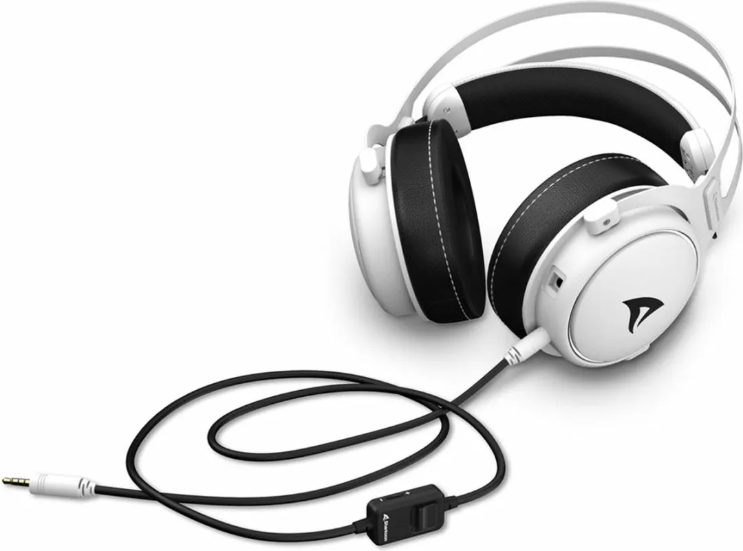 Sharkoon Skiller SGH50 Headset Bedraad - 50mm Drivers - Zwart/Wit - afbeelding 5 van 6