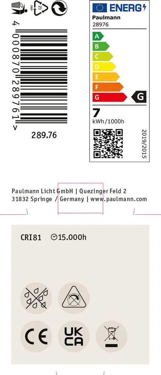 Paulmann LED Reflector GU10 6,5W 2700K - 1 Stuks - afbeelding 6 van 6