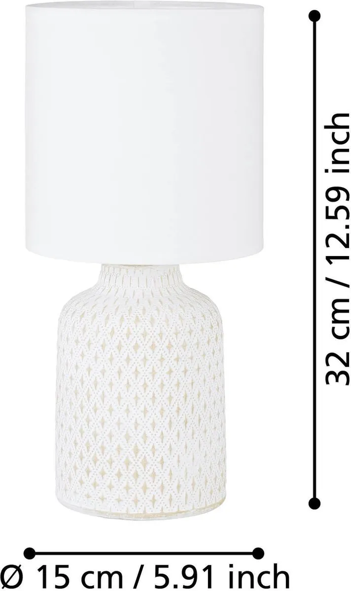 Eglo 97773 Tafellamp - 40W E14 - Zand