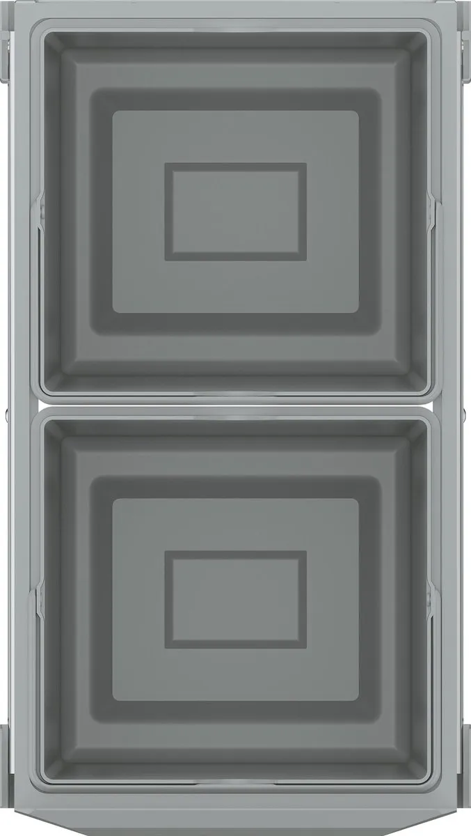 GROHE Inbouw Prullenbak - 2 afvalbakken (2x15L) - 40855000