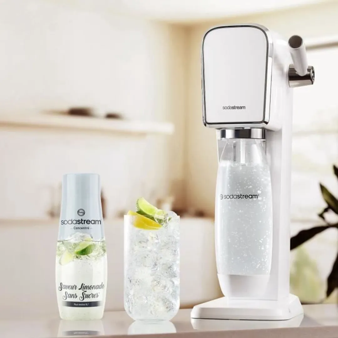SodaStream Suikervrije Limonadeconcentraten 6x440ml - Set Wit