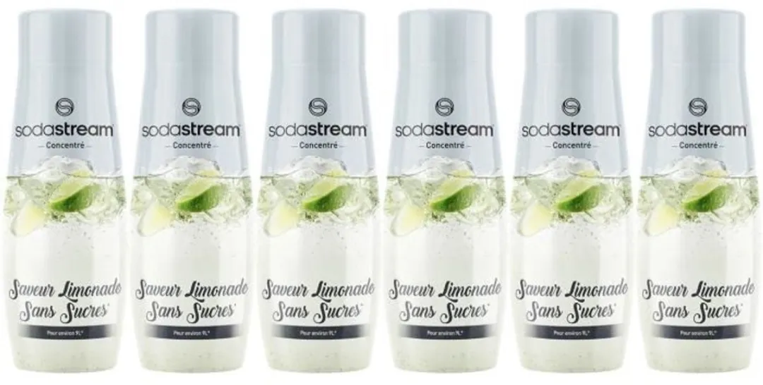 SodaStream Suikervrije Limonadeconcentraten 6x440ml