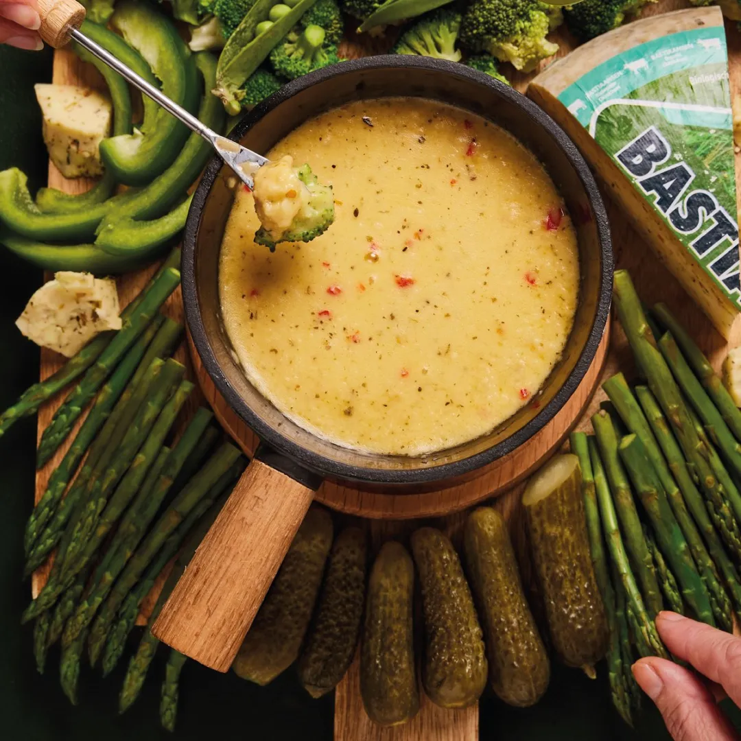 Boska Fondueset Pro Kaasfonduepan - 1,2L - Bruin/Zwart