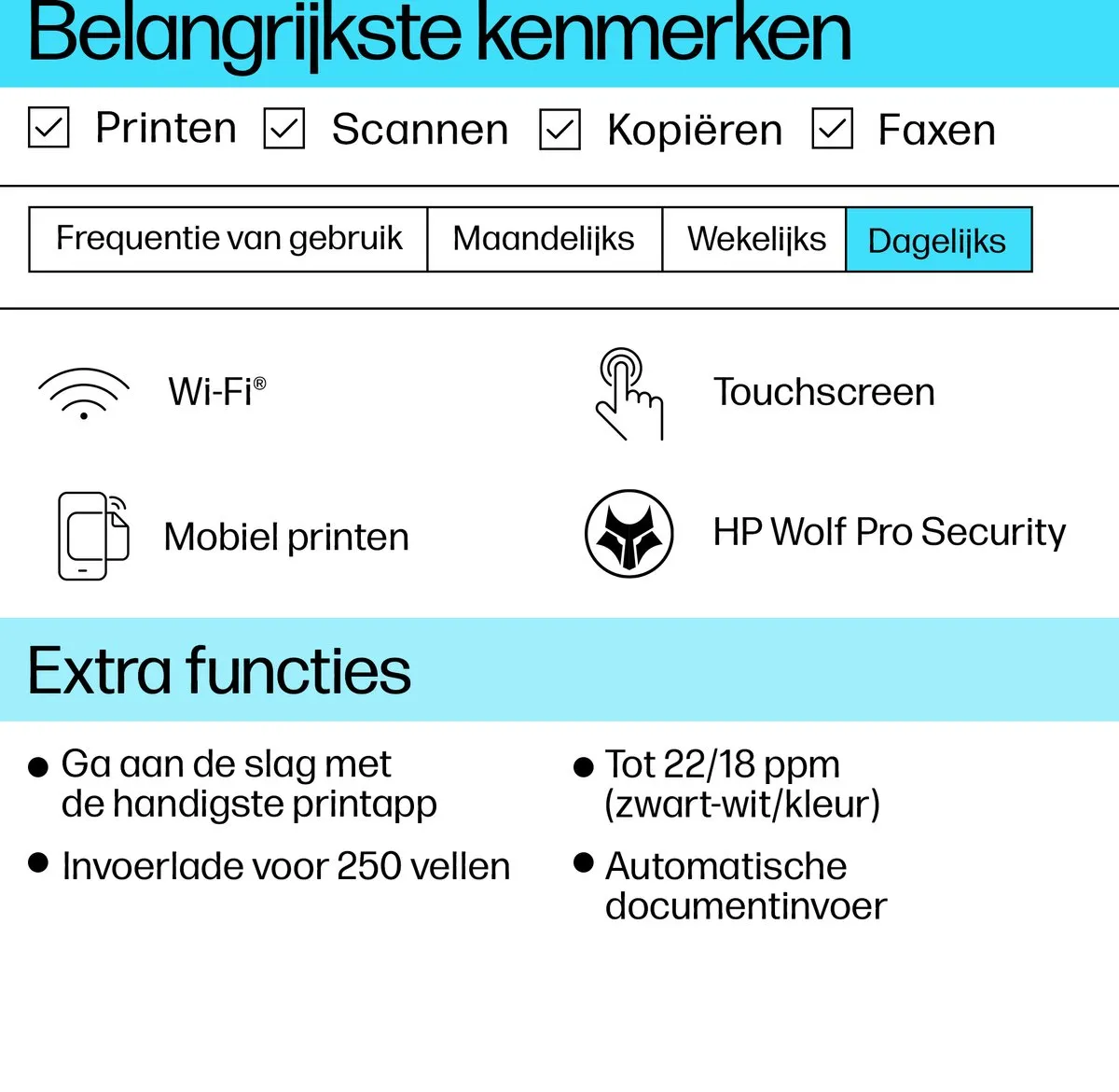 HP OfficeJet Pro 9120e 403X8B All-in-One Printer - Wit - afbeelding 6 van 6