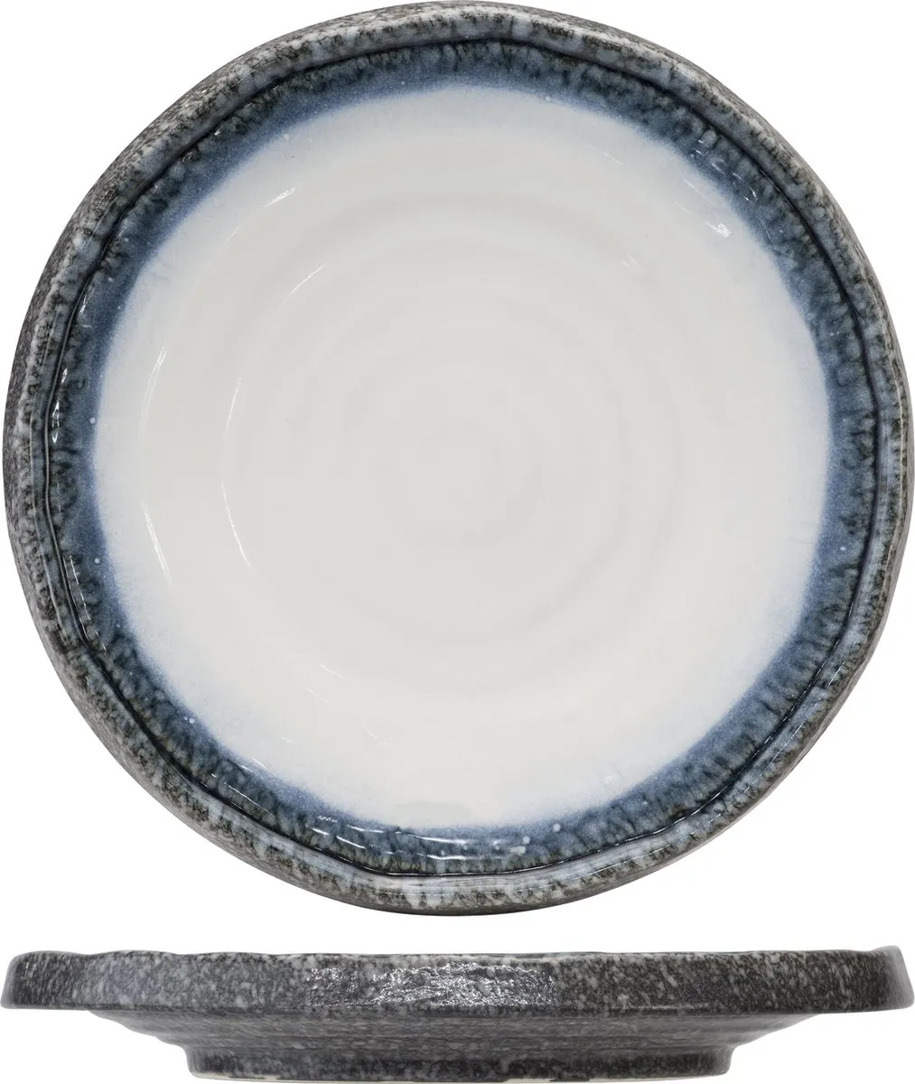Cosy&Trendy Sea Pearl Plat Bord D22XH3CM - 3 Stuks - Ø22cm
