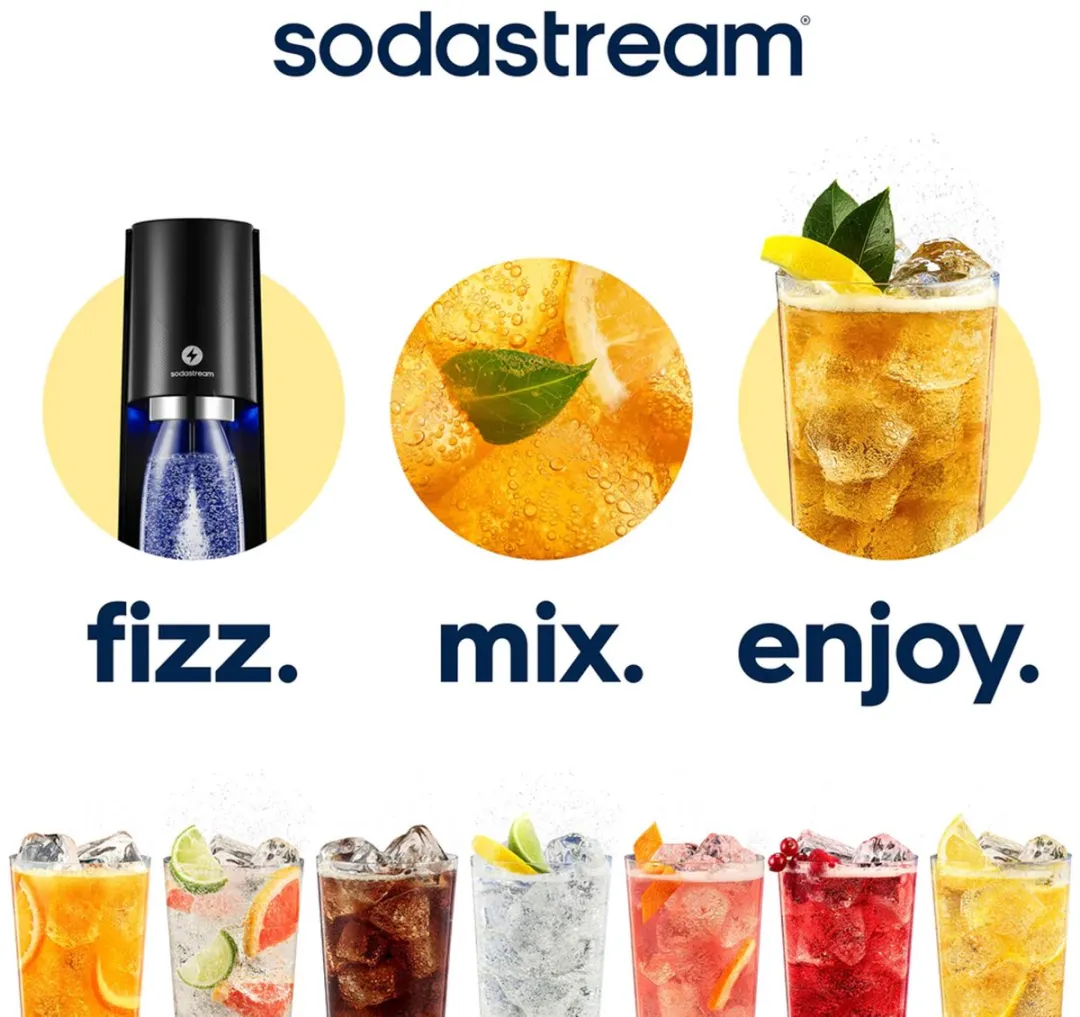 SodaStream Bruiswatertoestel E-Terra Zwart