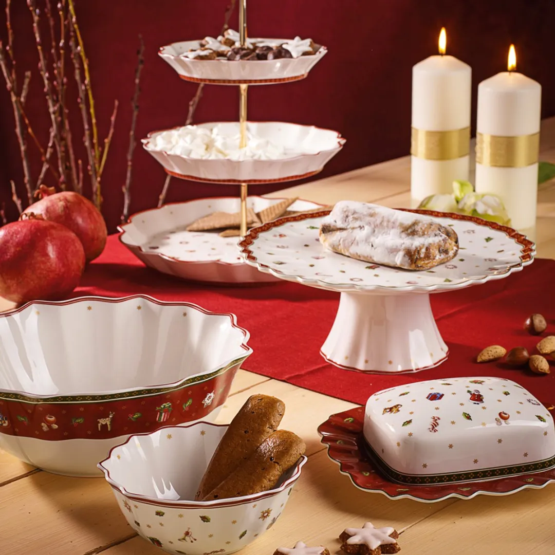 Villeroy & Boch Toy's Delight Cakeschaal 21cm - Wit