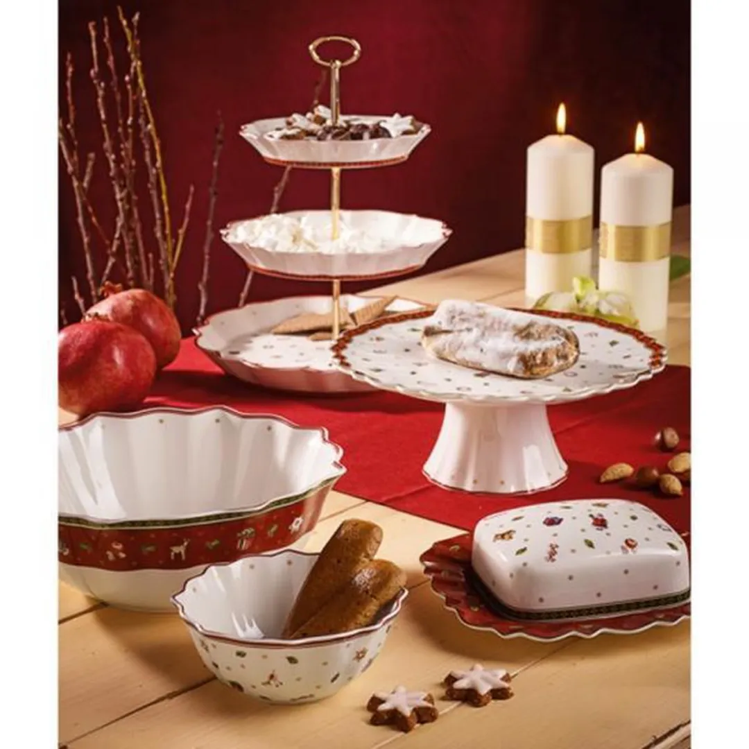Villeroy & Boch Toy's Delight Cakeschaal 21cm - Wit