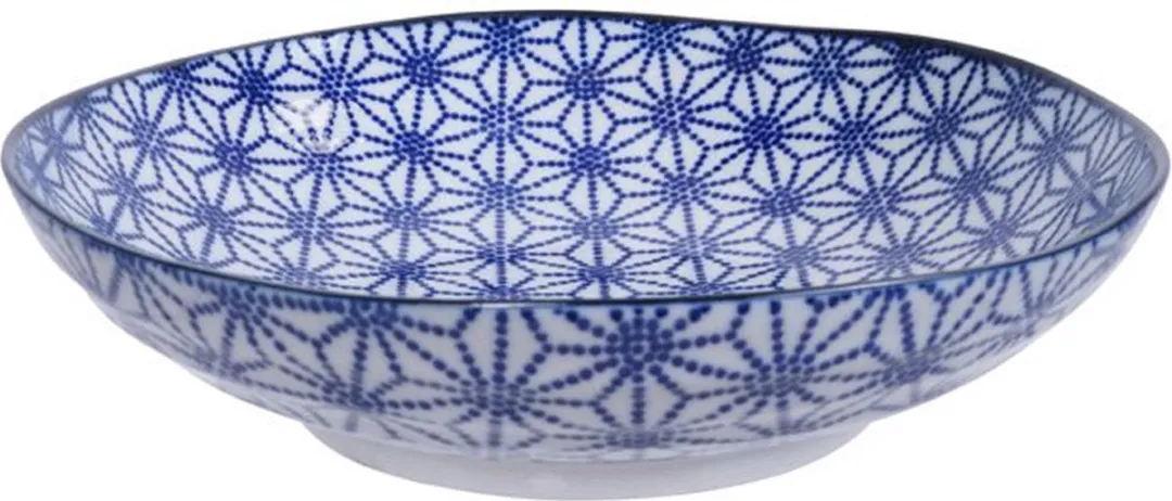 Tokyo Design Studio Nippon Blue Pastaborden Set 4 Stuks - 21x5.2cm