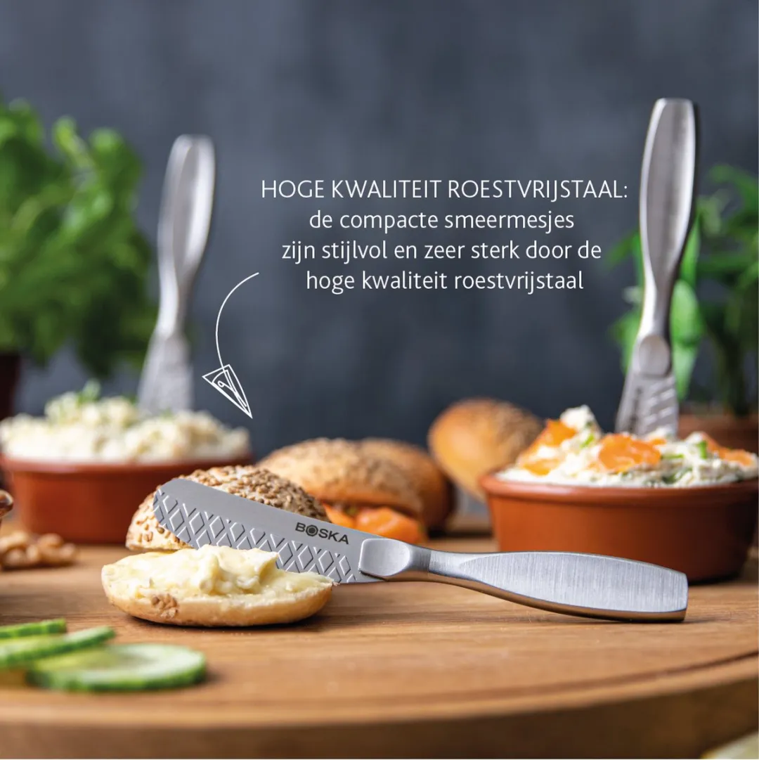 Boska Monaco+ Smeermessenset RVS 3-delig - 13cm
