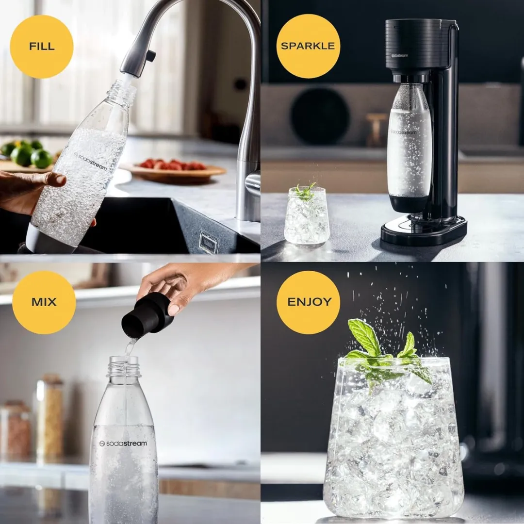 SodaStream Gaia 221173 Bruiswatertoestel - Zwart
