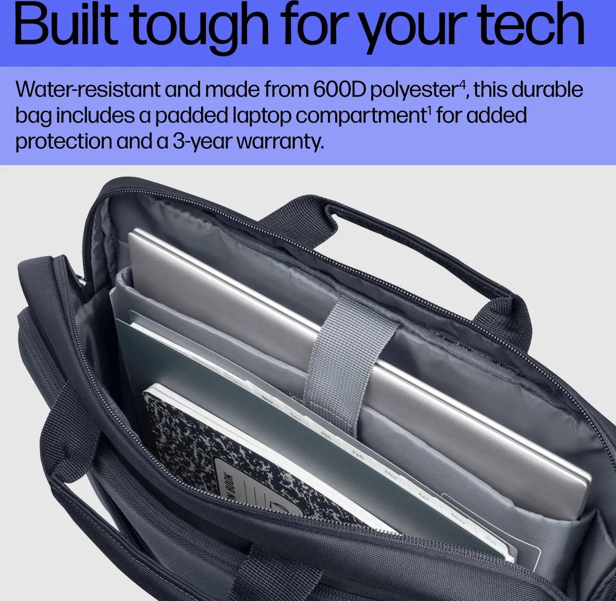 HP Everyday 16 inch Laptoptas A08KKAA - Grijs