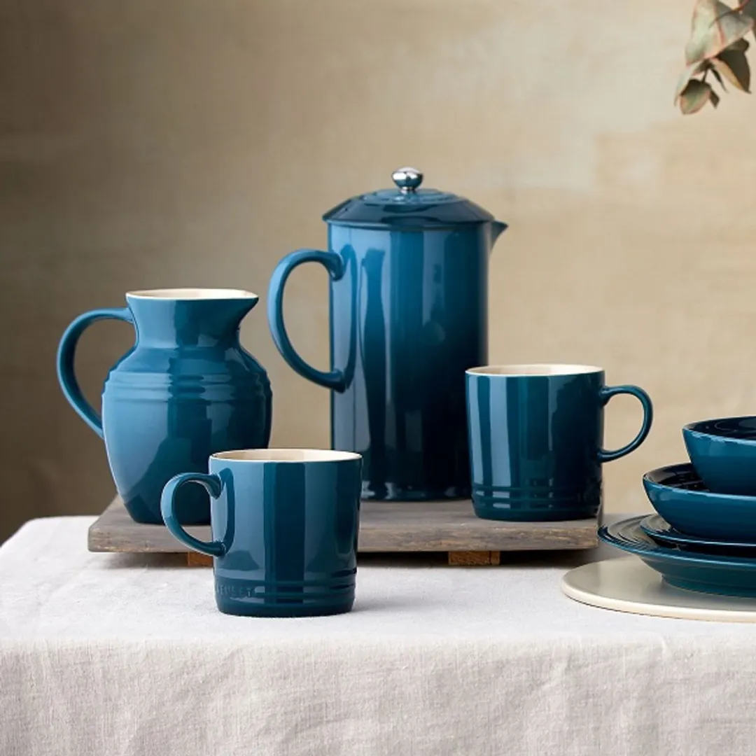 Le Creuset Mok Deep Teal 0,35L - Blauw