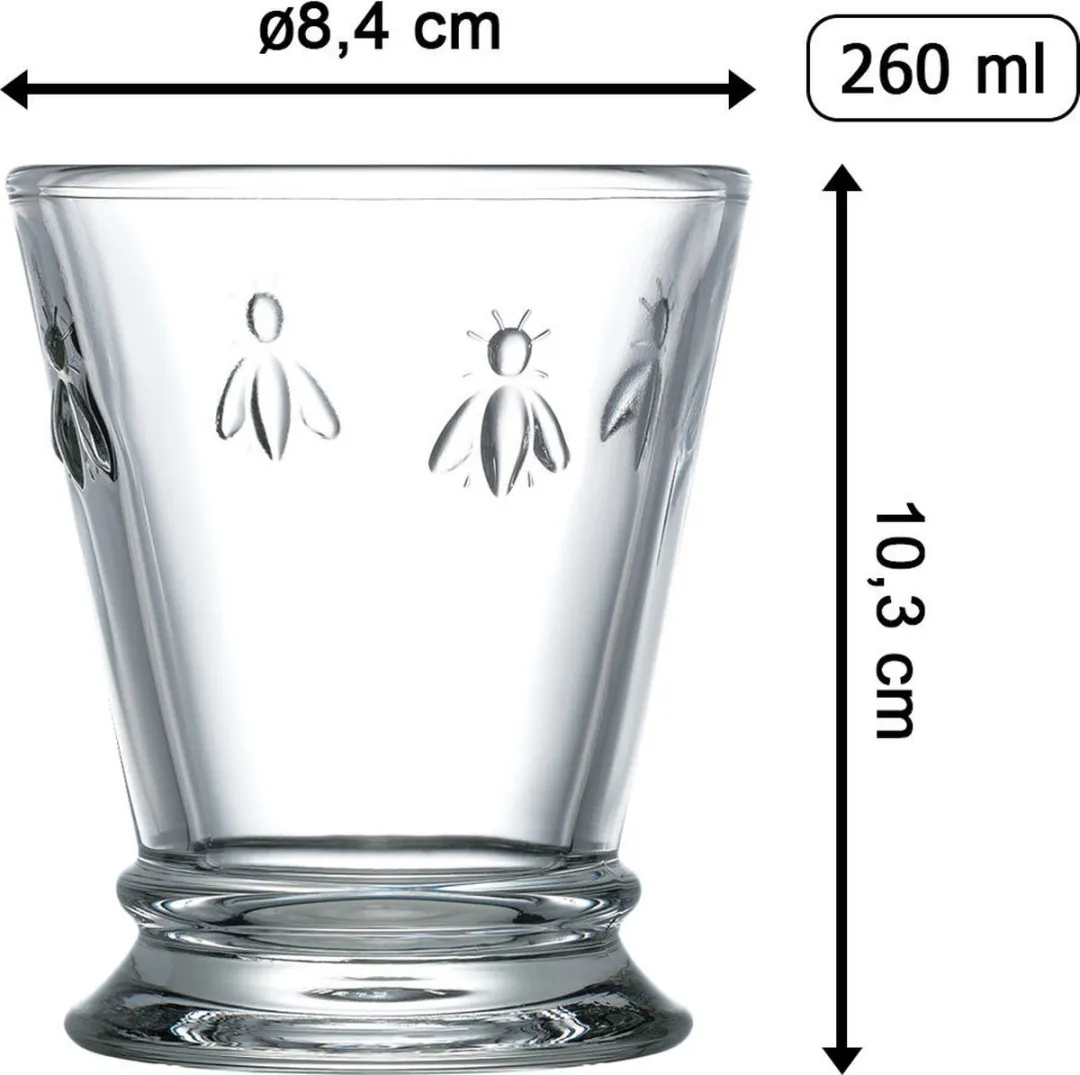 La Rochère Abeille Gobelet 26cl - 6 Stuks (MPN JA612101)
