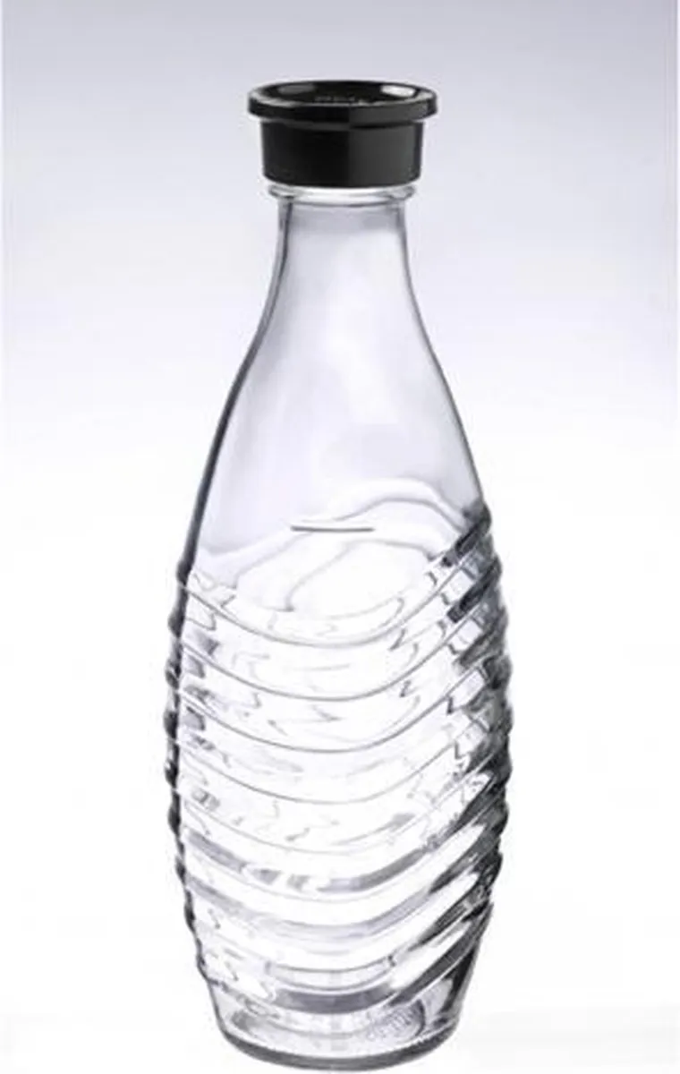 SodaStream Carbonatortoebehoren 1040220880 - 2x Glas Carafe Doppen - Zwart