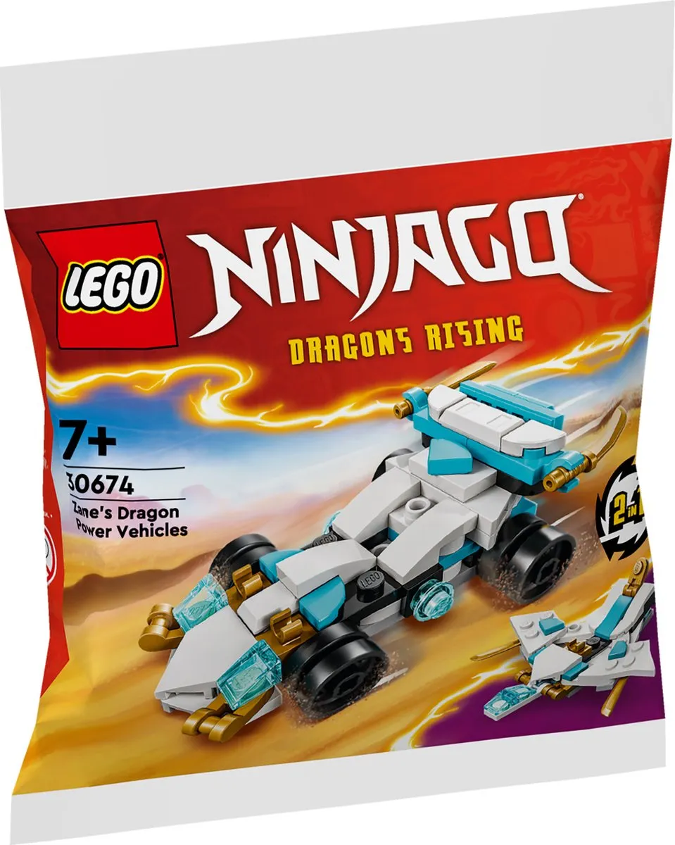 LEGO Ninjago 30674 Zane's Voertuigen met Drakenkracht