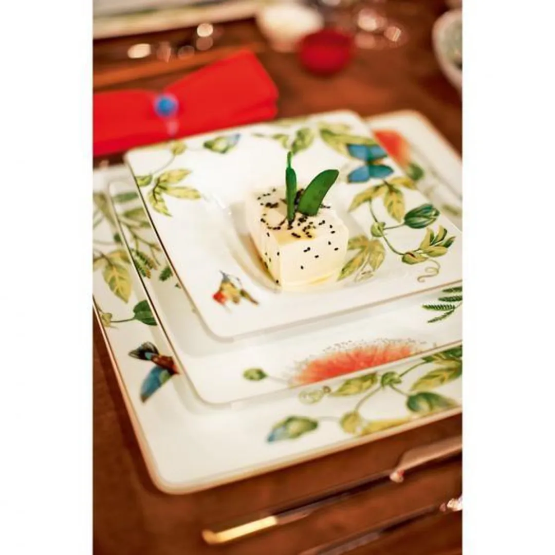 Villeroy & Boch Amazonia Diep Bord 24cm - Groen/Wit/Geel