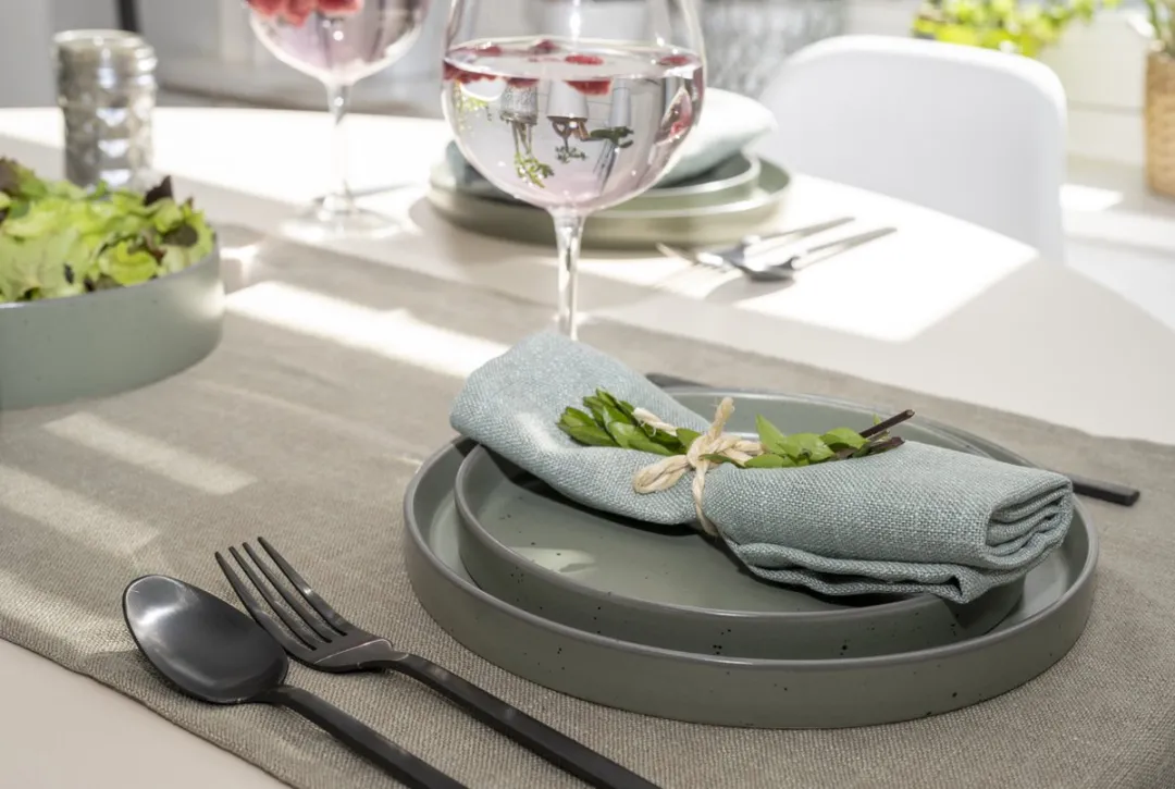 Cosy&Trendy Kopenhagen Mist Groene Diepe Bord 21cm - Set van 3
