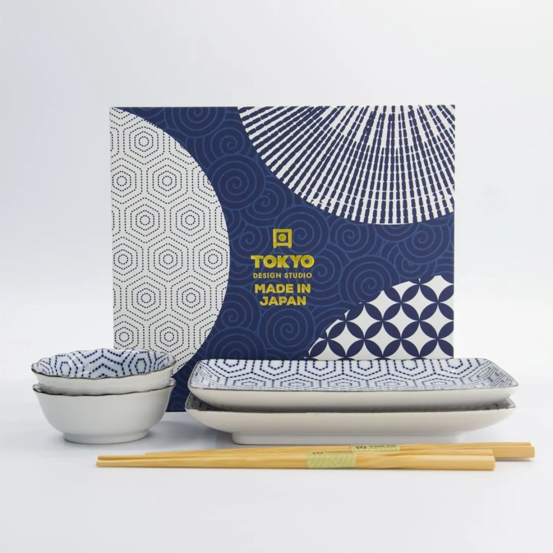 Tokyo Design Studio Kotobuki Sushi Servies 6-delig