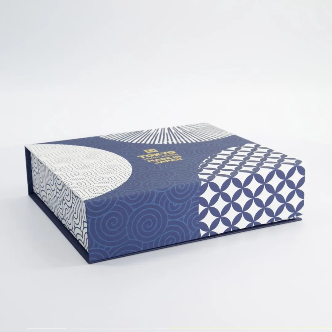 Tokyo Design Studio Kotobuki Sushi Servies 6-delig - MPN 14349 - Blauw/Wit