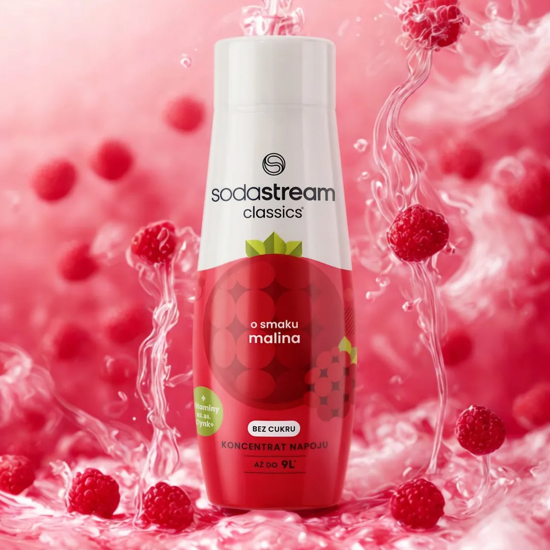 SodaStream Malina Siroop 440ml - Rood